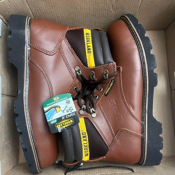 WORKLAND Men's Work Boot Leather Industrial Safety Boot - Picture 1 of 2